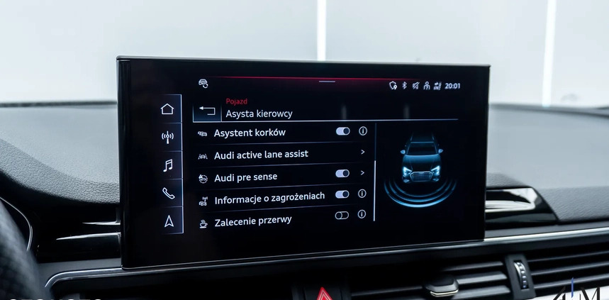 Audi A4 cena 169900 przebieg: 48130, rok produkcji 2020 z Łódź małe 436